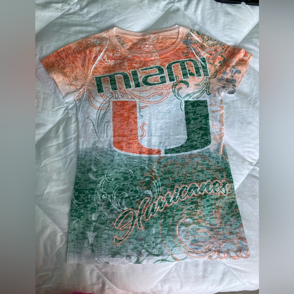 Ladies Miami Hurricane shirt
